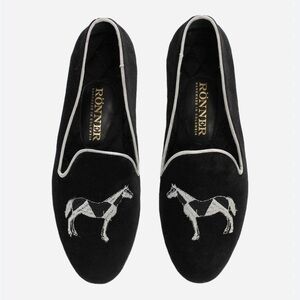 NWT Rönner Mimosa Slipper Loafers Geo Horses size 38